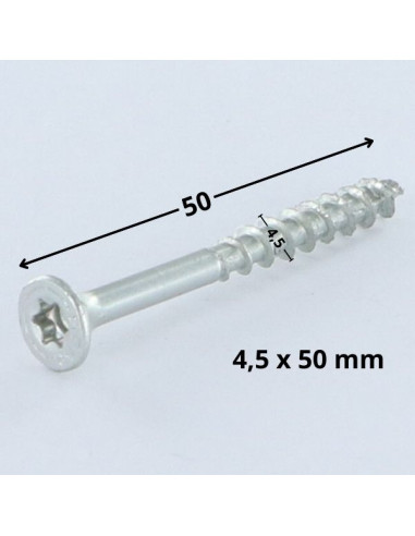 1 x Screw Spax Countersunk Head T20 4.5X50...