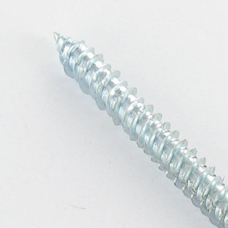 1 x Screw Concrete Countersunk Head RED 7.5X120 T30 Zinc Plated Ral8017/Chocolate Brown