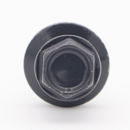 1 x Self Drilling Hexagonal Head 4.8X35 Neoprene Bonded Sealing Washer Epdm Zinc Plated Ral7024/Graphite Grey