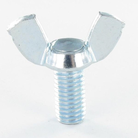 1 x Screw Wing M8X30 Form American Zinc Plated