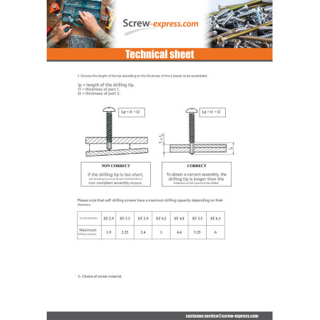 1 x Self Drilling Countersunk Head Phillips 5.5X32 Sheet Metal Thread Zinc Plated