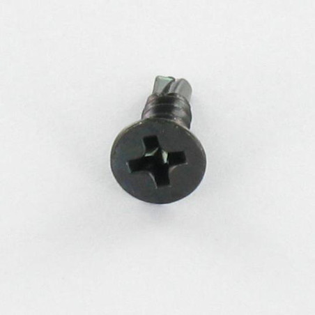 1 x Self Drilling Countersunk Head Phillips 3.5X13 Sheet Metal Thread Black Zinc Plated