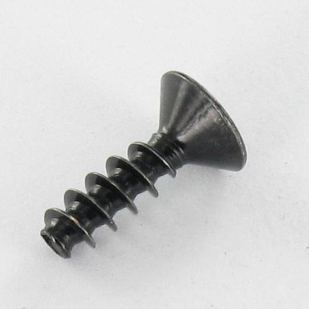 1 x Screw Plastic Countersunk Head Pozi 2 4X14 Black Zinc Plated