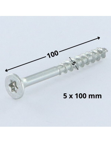 1 x Screw Spax Countersunk Head T20 5X100...