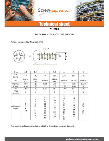 1 x Screw For Plastic Cylindrical Button Head...