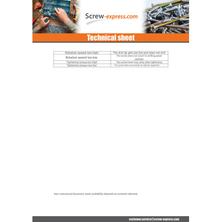 1 x Self Drilling Countersunk Head Phillips 4.8X45 Sheet Metal Thread Zinc Plated