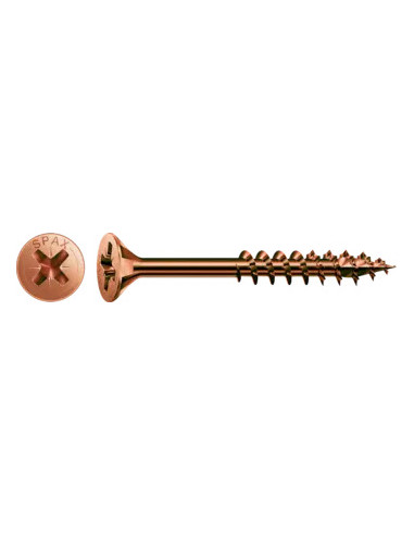 1 x Screw Spax Countersunk Head Pozi N°2 4X50...