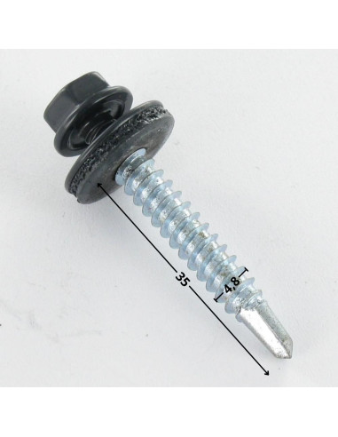 1 x Self Drilling Hexagonal Head 4.8X35...