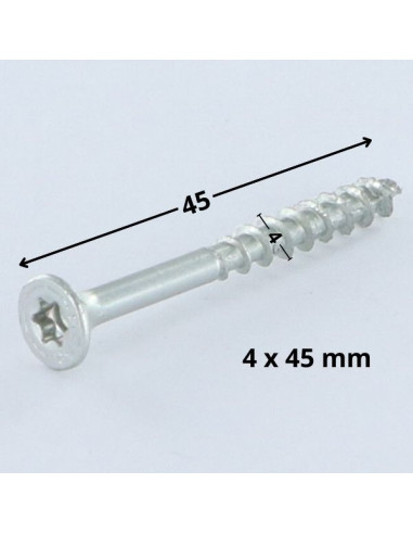 1 x Screw Spax Countersunk Head T20 4X45 Thread...