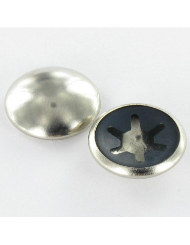 1 x Covered Ring Aran Lock 10 cap of 19 Nickel...