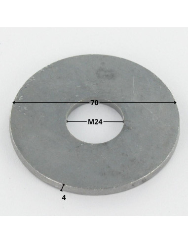 1 x Washer Flat M24X70X4 LL Hot Dip Galvanized