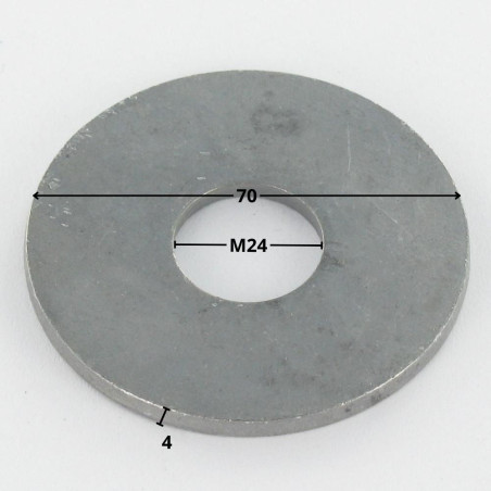 1 x Washer Flat M24X70X4 LL Hot Dip Galvanized