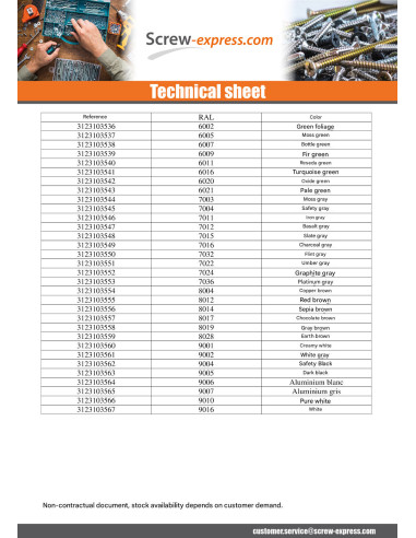 1 x Self Drilling Hexagonal Head 6.3X100...
