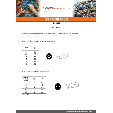 1 x Bit Security Screw HC+TETON M5 Hexagon Socket 3