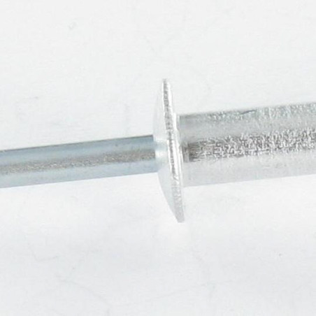 1 x Blind rivets Aluminium Stahlgewinde 4.8X25 Flat Head Ral7035/Light Grey
