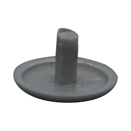 1 x Cap Plastique Head Diameter: 12 DT 2.5 Total Lengh 5 Ral9006/White Aluminium