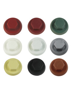 Plastic cap Screw Diameter 6.3 Flat 10 Ral1001/Beige