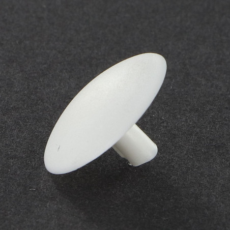 1 x Cap Plastique Head Diameter: 15 DT 3 Length 6 Ral9010/Pure White