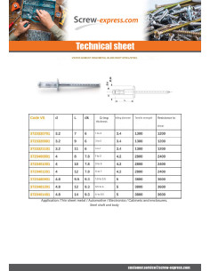 Rivet Blind GOMUST Steel TRS 4X12 2