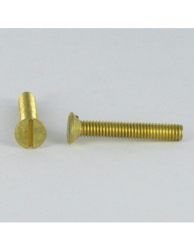 1 x Machine Screw Brass Countersunk Head...