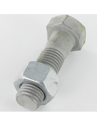 25 x Bolt With Nut Hexagonal Head M20X70 Class...