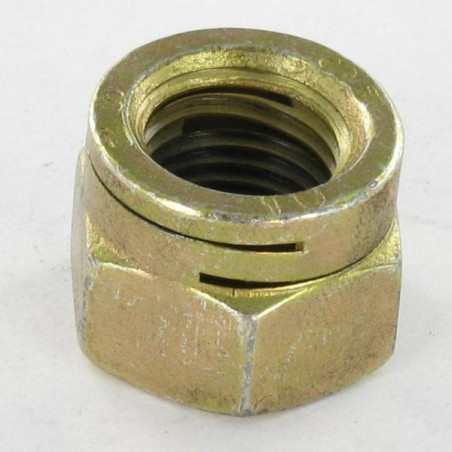 1 x Lock nut Yellow Zinc DAH M16 Pitch 200 Class 10