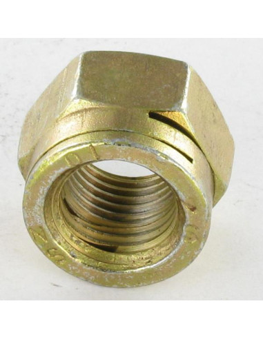 1 x Lock nut Yellow Zinc DAH M14 Pitch 150...