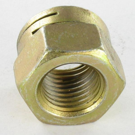 1 x Lock nut Yellow Zinc DAH M16 Pitch 200 Class 10