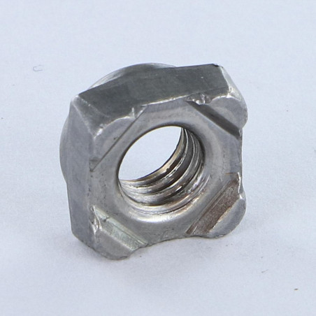 1 x Square Nut Welding M12 19X19X9.5 Steel