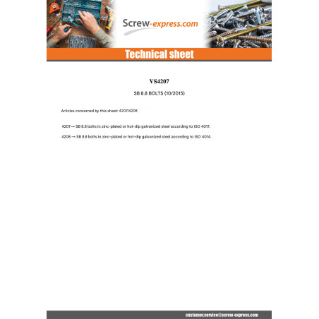 50 x Bolt With Nut Hexagonal Head M14X90 Class 8.8 Sb Zinc Plated