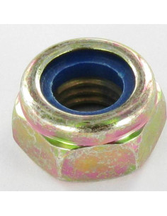 Lock nut M18 Yellow Zinc