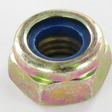 1 x Lock nut M18 Yellow Zinc