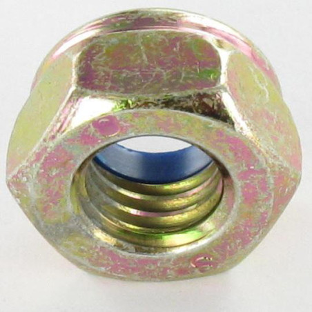 1 x Lock nut M18 Yellow Zinc