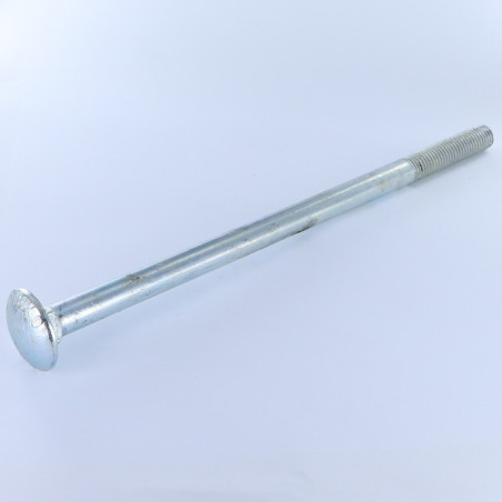 1 x Carriage Bolt M12X370 Partial Thread Zinc Plated