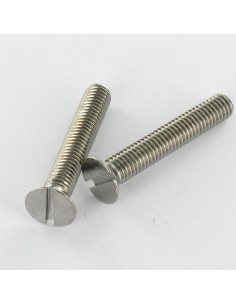 Machine Screw Chrome Plated Brass Countersunk Head...