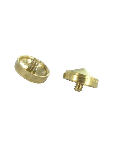 1 x Cover Cap Conical Brass 20 Cover Cap M3...