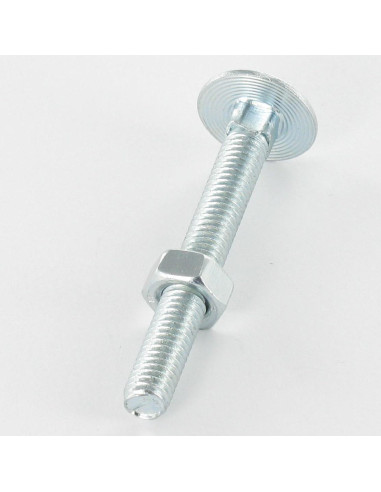 1 x Bolt With Nut Carriage Bolt M6X25 Full...