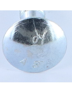 Carriage Bolt Partial Thread M10X40 Class 8.8 Zinc Plated 2
