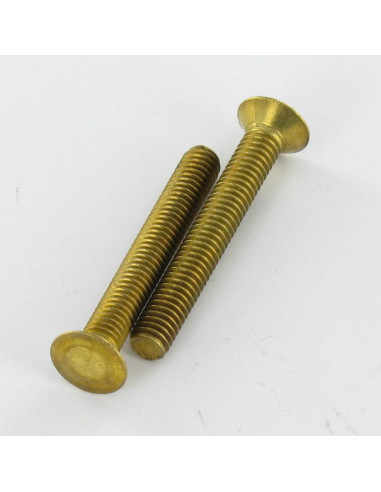 1 x Machine Screw Brass Countersunk Head Not...