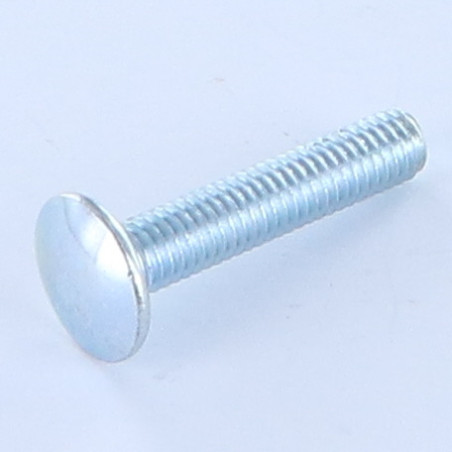 1 x Carriage Bolt M6X20 Thin Square 1.5 Head Diameter: 13.5 Class 8.8 Zinc Plated