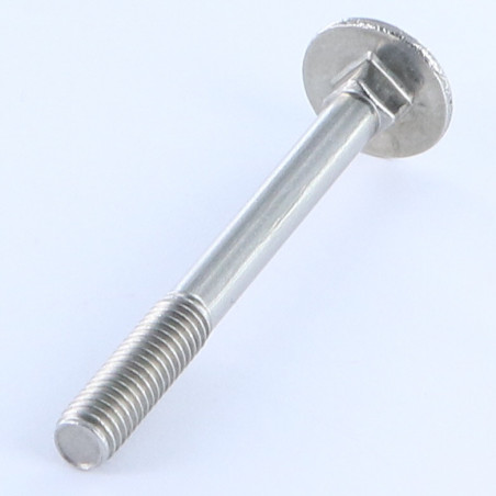 1 x Carriage Bolt Partial Thread M8X45 Thread Length: 22 Zinc Plated