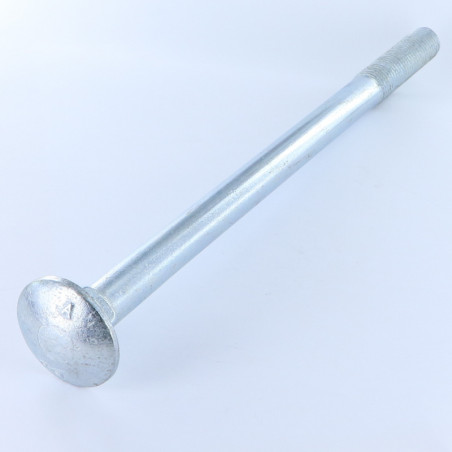 1 x Carriage Bolt Partial Thread M16X380 Zinc Plated