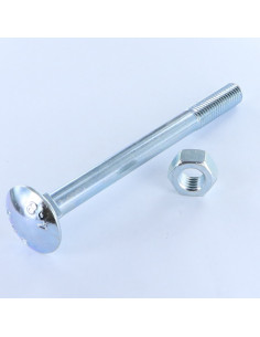 Bolt With Nut Carriage Bolt M12X300 Partial Thread Zinc...