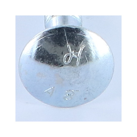 1 x Carriage Bolt Partial Thread M12X45 Zinc Plated