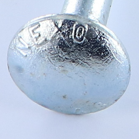 1 x Carriage Bolt Partial Thread M12X250 Zinc Plated