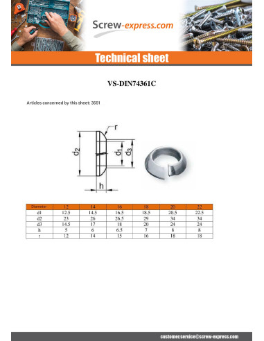 1 x RD.GROWER Conical M20 Zinc Plated