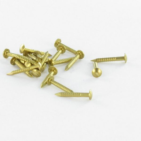 1 x Kg of nails Brass Round Head 2X18 N13