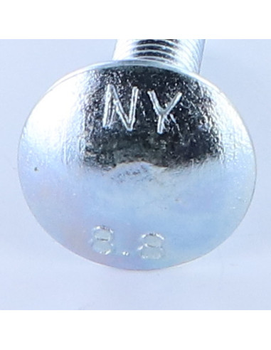 1 x Carriage Bolt M12X45 Thin Square 3.5 Class...