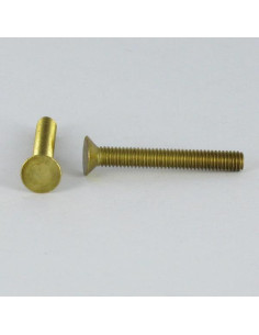 Machine Screw Brass Countersunk Head Not Slotted M4X40