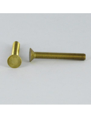 1 x Machine Screw Brass Countersunk Head Not...